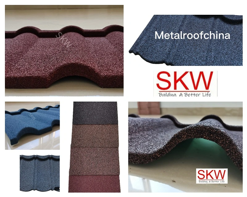 Safety Stone Metal Roof Tile for Architecture Decoration Made in China