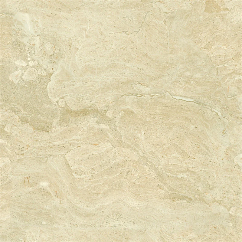 Beige Color Marble Glazed Porcelain Floor Tile 800X800mm