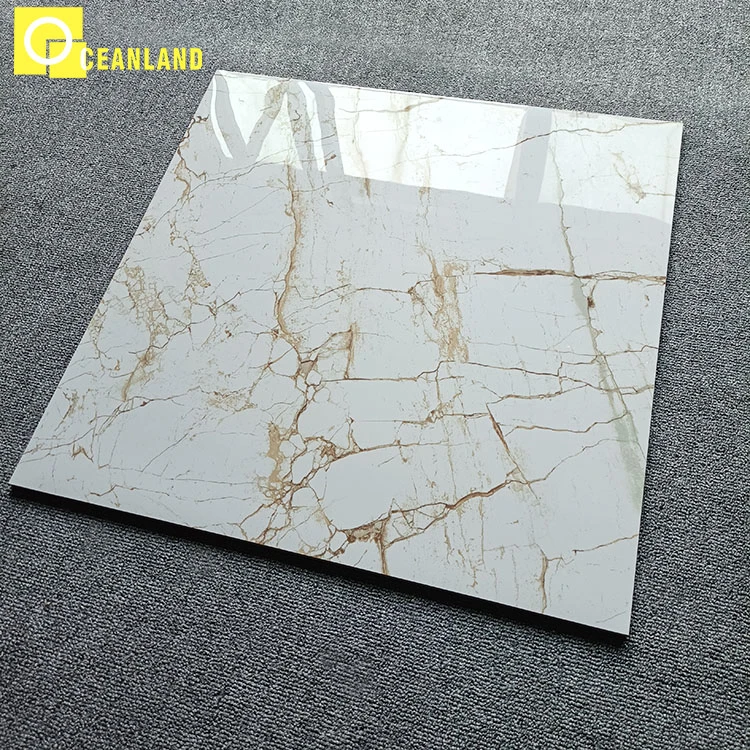 Chinese 600X600 Indoor Bath White Marble Tile Tiles Floor Porcelain Tiles