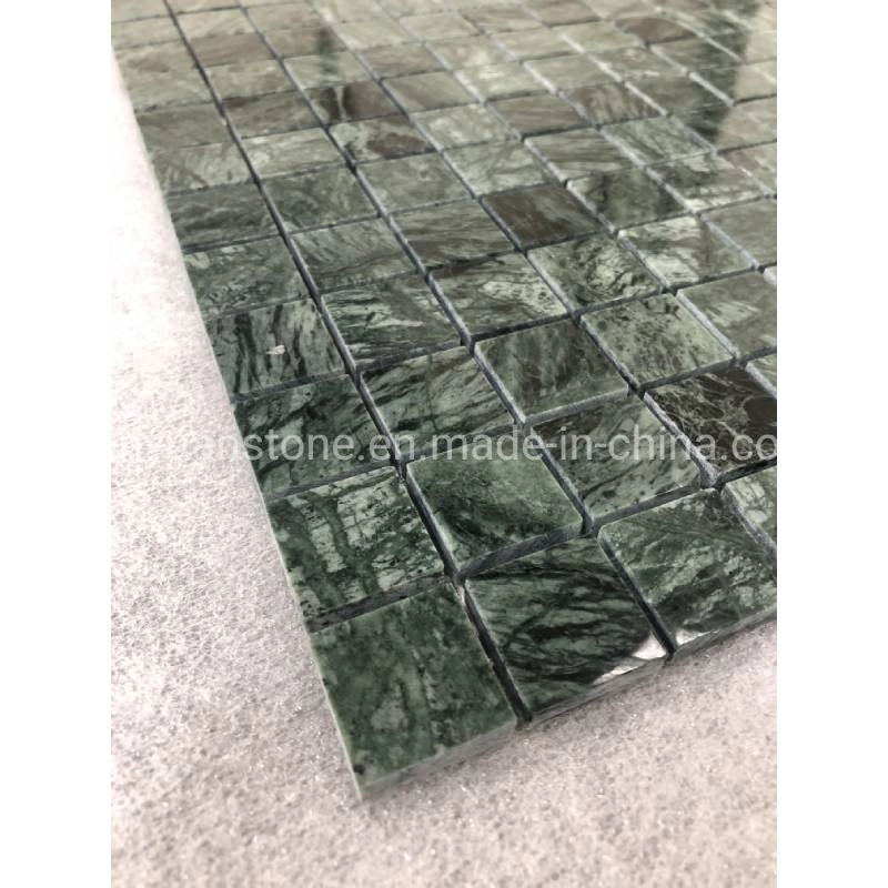 White/Green Marble Mosaic for Wall Tile and Floor Tile