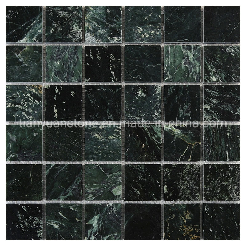 White/Green Marble Mosaic for Wall Tile and Floor Tile