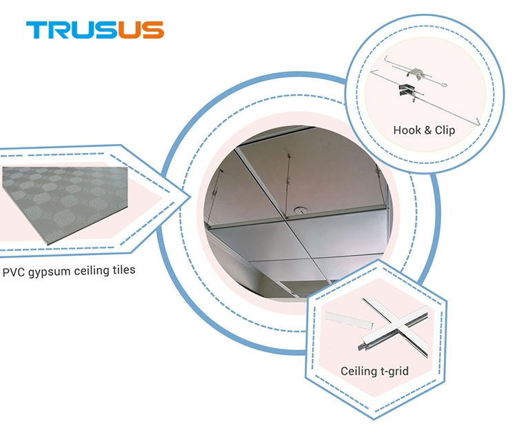 7mm Alternative to Gypsum Ceiling Tiles Made in China