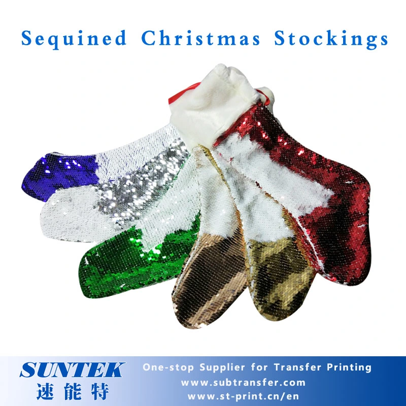 Christmas Linen Stocking for Sublimation