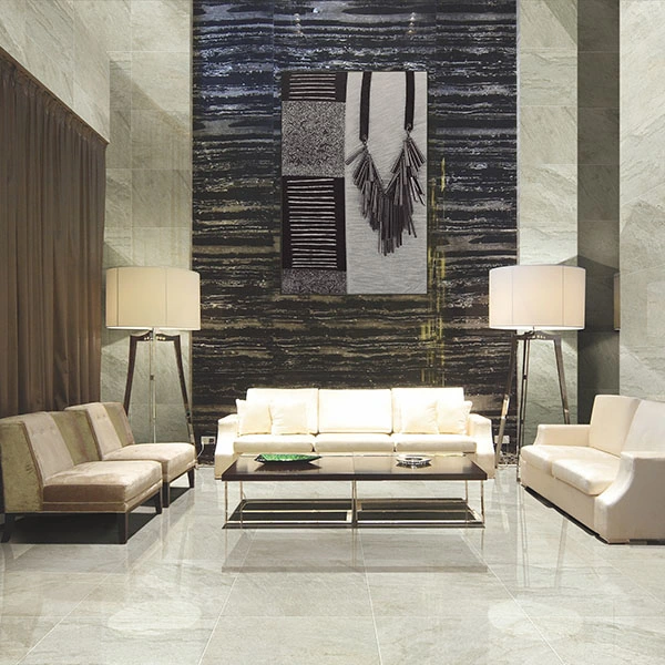 Foshan Natural Marble Look Polished Glazed Porcelain Wall Tile