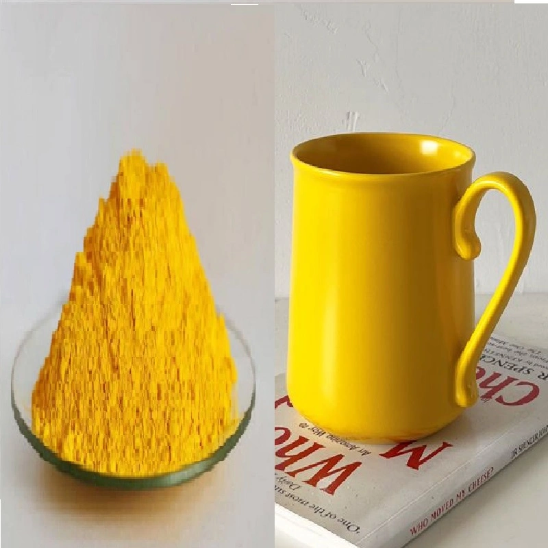 Strong Covering Ceramic Tile Pigment Porcelain Inclusion Golden Yellow Color