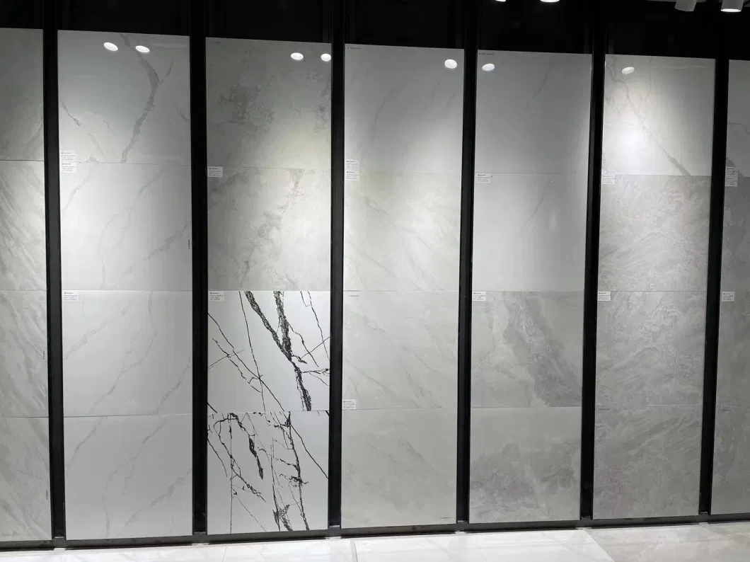 Foshan Ceramic White Glazed Polished Big Marble Look Tile Porcelanato Porcelain Tile