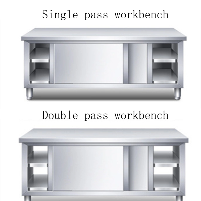 Kitchen Equipment Commercial Kitchen Large Capacity Single-Pass Restaurant Kitchen Worktable