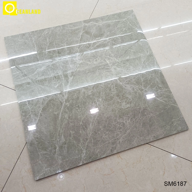 Foshan Supplier Gray Luxury 600X600 mm Glazed Polish Floor Porcelanato Ceramic 60X60