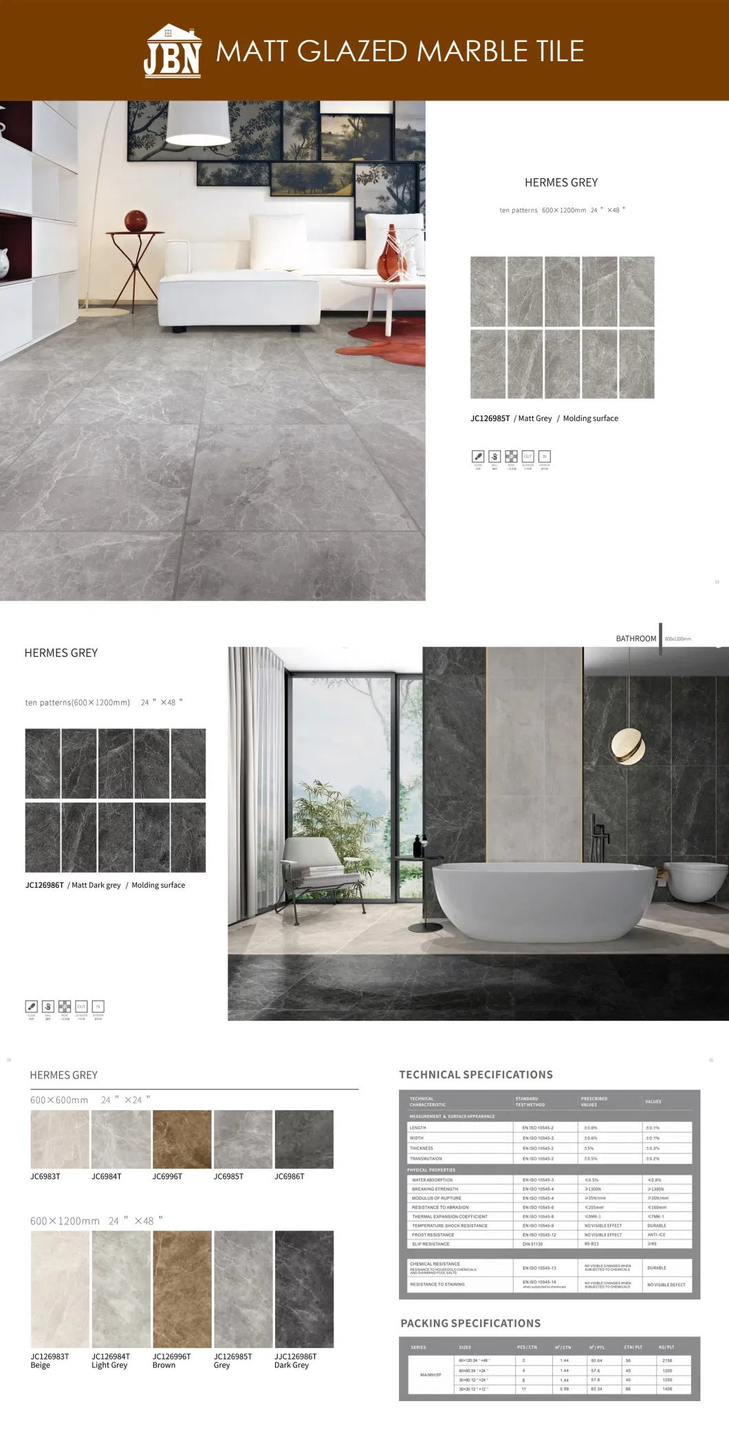 Terrazzo Artificial Matte Finish Anti-Slip Unpolished Building Material Glazed Porcelain Ceramic Wall and Floor Tile