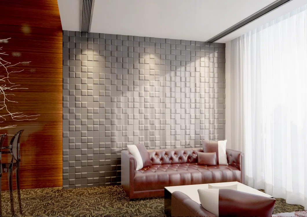 60X60cm Soft Square Wall Tile 3D Wallpaper Indoor Wall Decoration
