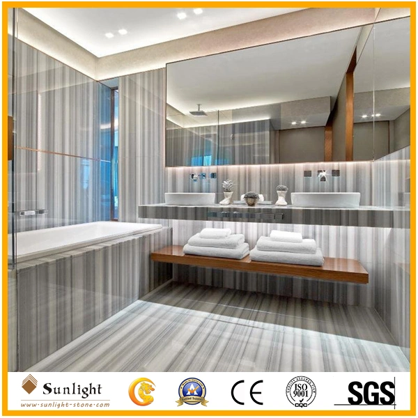 Popular Provisions White, Marmara White Veins Marble Tiles for Wall, Floor, Building Construction