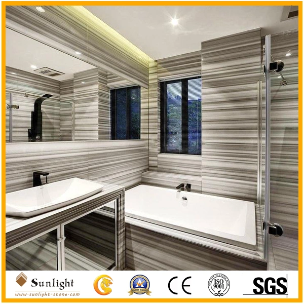 Popular Provisions White, Marmara White Veins Marble Tiles for Wall, Floor, Building Construction