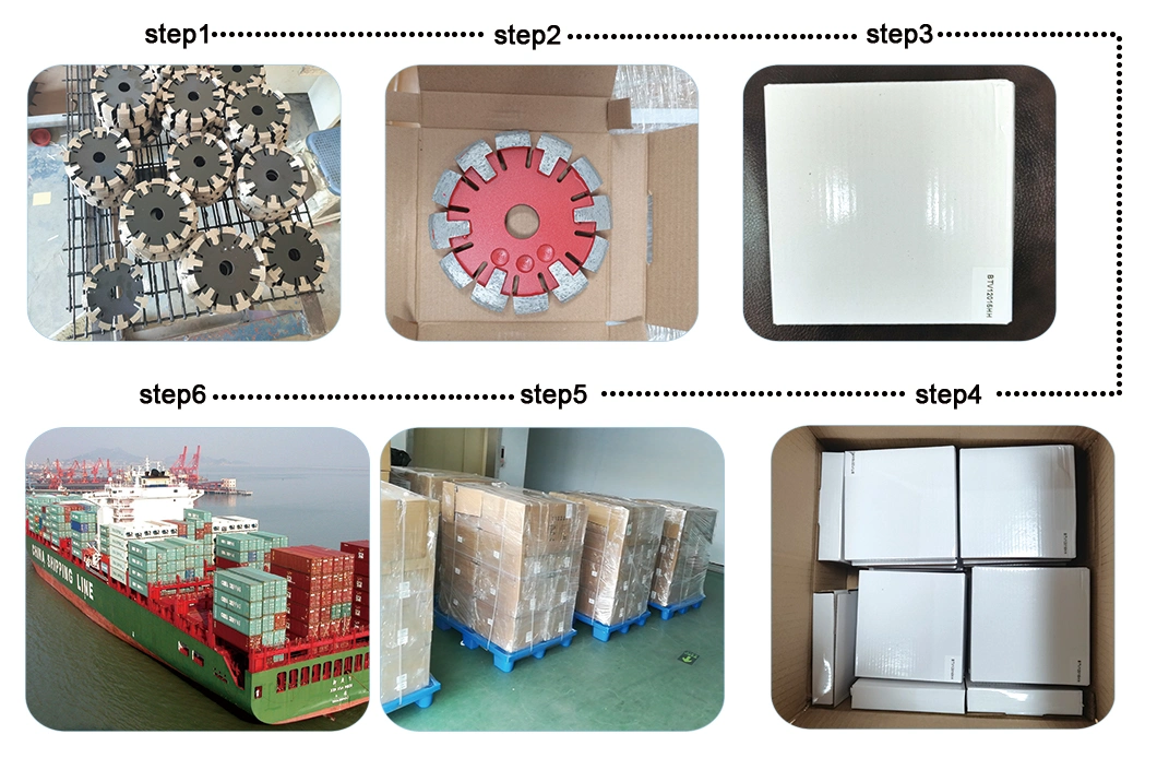 135mm Diamond Floor Heating Grinding Disks Is Used for Screeds Concrete Tiles etc