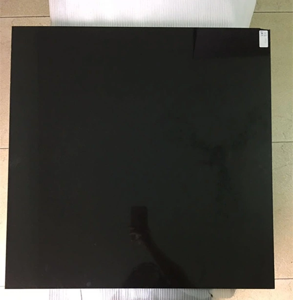 600*600mm Wall and Floor Border Super Black Unglazed Porcelain Vitrified Tile Made in China