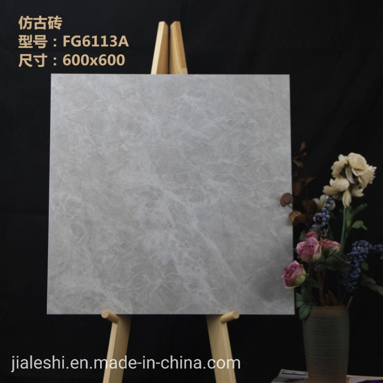 Wholesale Polished Glazed Porcelain Floor Tile Manufacture 60X60 Marble White Black Wall Tiles Price Living Room