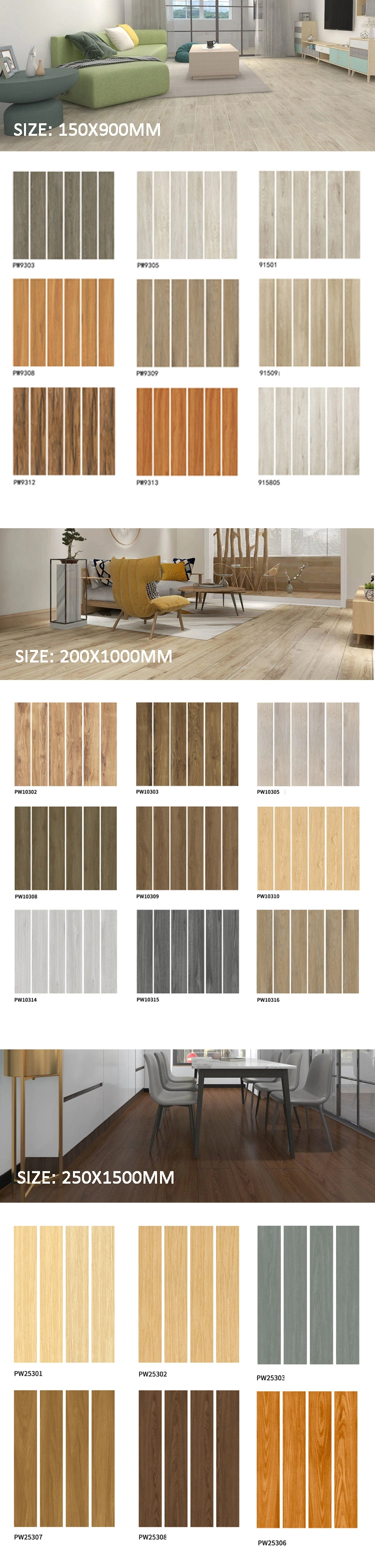 Wholesale! 2022 China Wood Look Ceramic Floor Porcelain Tiles