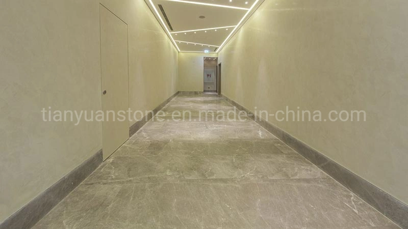 Polished Dora Cloud Grey Marble Tiles/Countertops/Slabs/Flooring