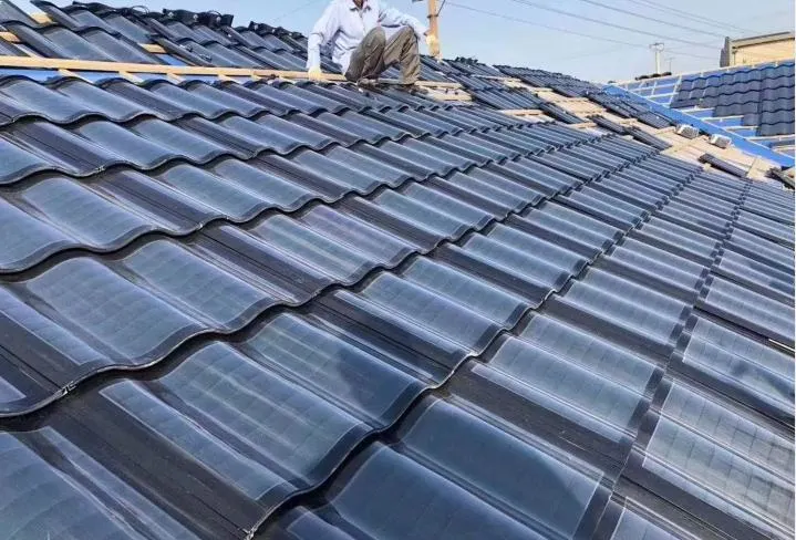 Solar Roof Tiles Photovoltaic Japanese Roof Tiles Hanergy Promotion Solar Roof Tiles 30W CIGS