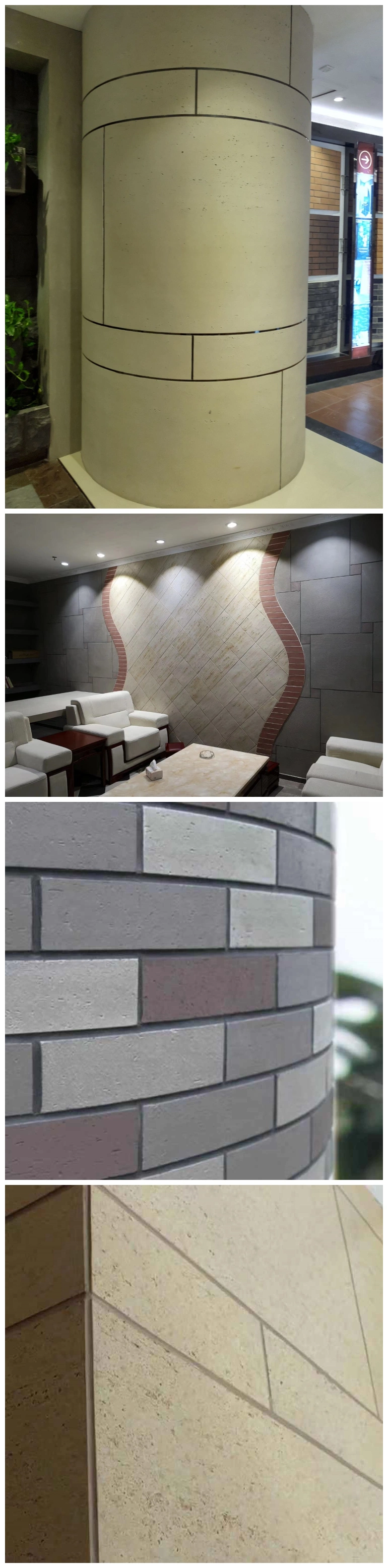 Hot Sale Waterproof and Fire Proof Flexible Clay Wall Stone Cladding Tile