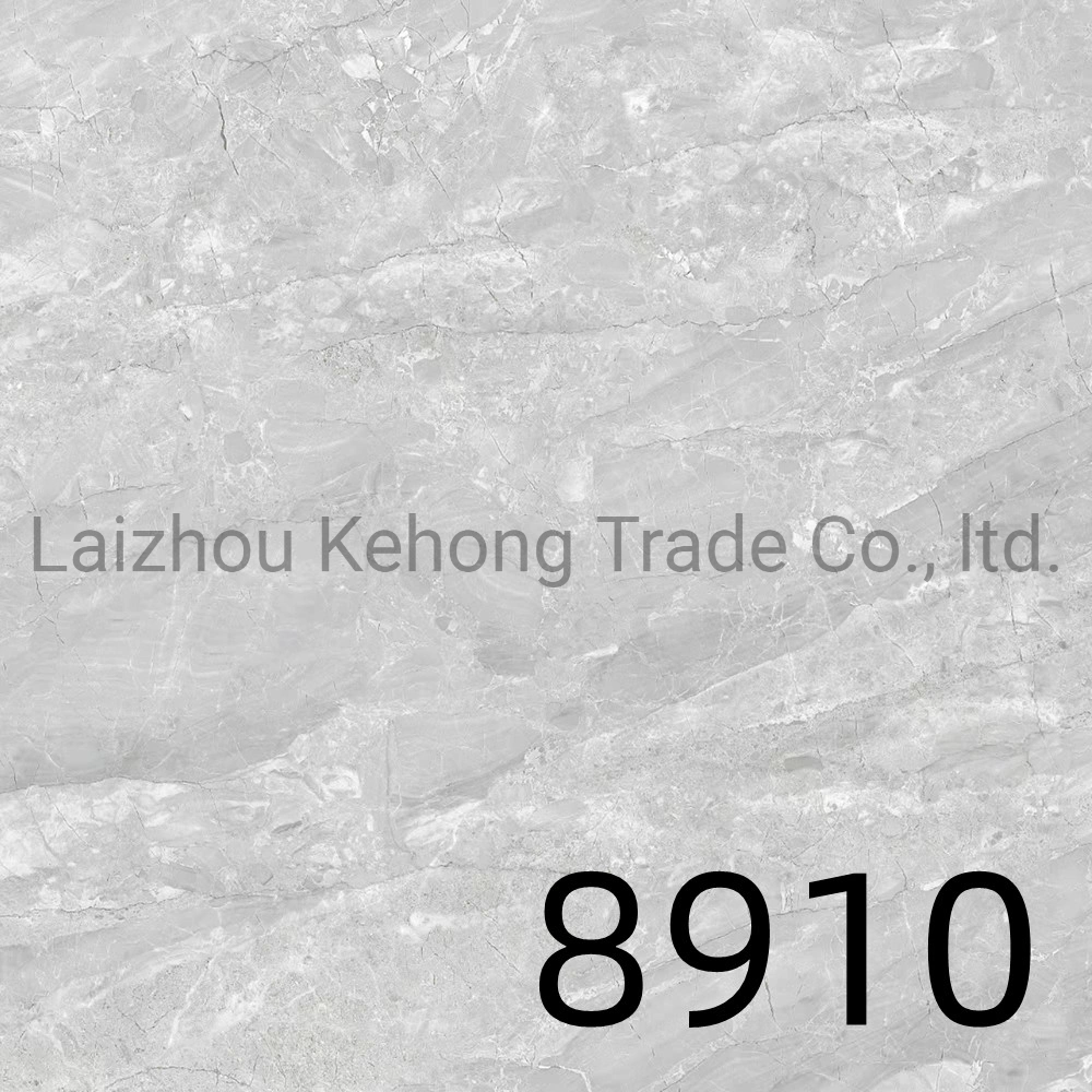 Residential Building Materials Living Room Kitchen Bathroom Light Grey Marble 800*800 Chinese Tile Wholesale