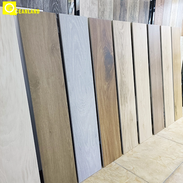 Foshan Supplier Indoor Home Wall Floor Glazed Porcelain Wood Look Porcelain Tile