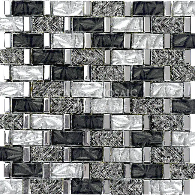 Factory Wholesale Price Home Decorate Wall Tiles Glass Kitchen Backsplash China Glass Mosaic Mosaic Tiles Pieces