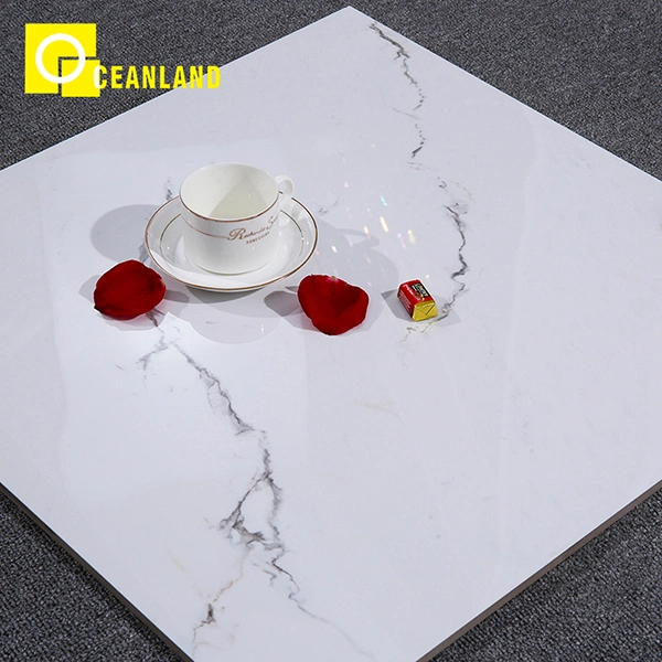 Wall White Glazed Polished Porcelain Tiles Marble Ceramic Floor Tile From China