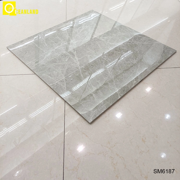 Foshan Supplier Gray Luxury 600X600 mm Glazed Polish Floor Porcelanato Ceramic 60X60