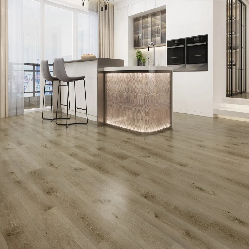 Kitchen PVC Plank Spc Rigid Luxury Waterproof Vinyl Click Flooring Wall Tile