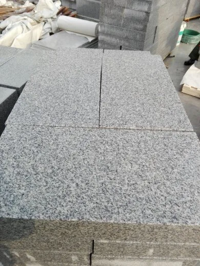 Chinese G603 Light Grey Granite Polished Tiles for Building Wall Facade &amp; Flooring