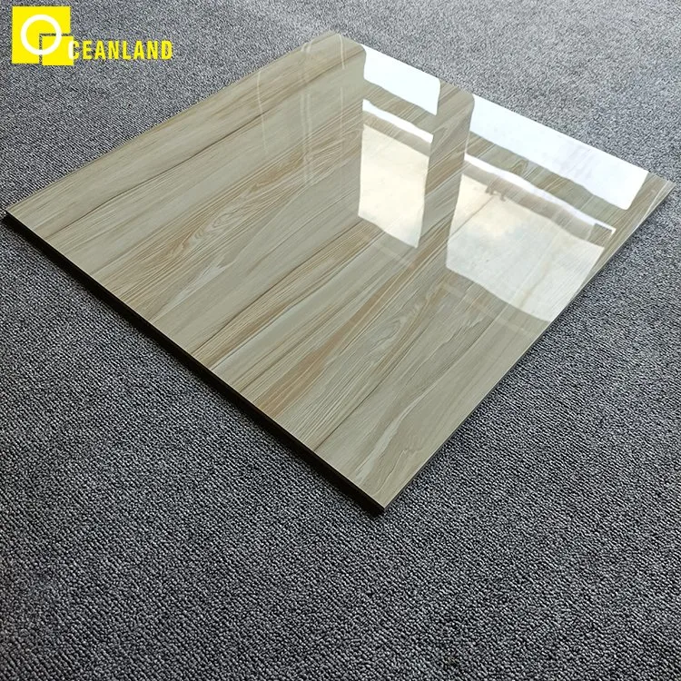 China Full Body Wooden Like Glazed 600X600 Flooring Wood Effect Tile