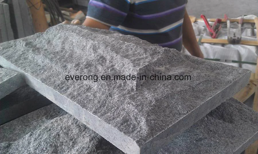 Outdoor Wall Tile Natural Grey Concrete Mushroom Stone Tile for Wall Cladding &Pillar