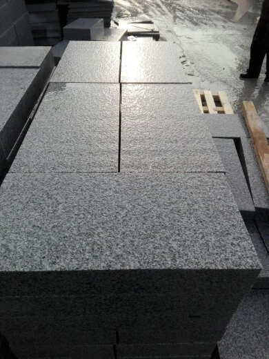 Chinese G603 Light Grey Granite Polished Tiles for Building Wall Facade &amp; Flooring