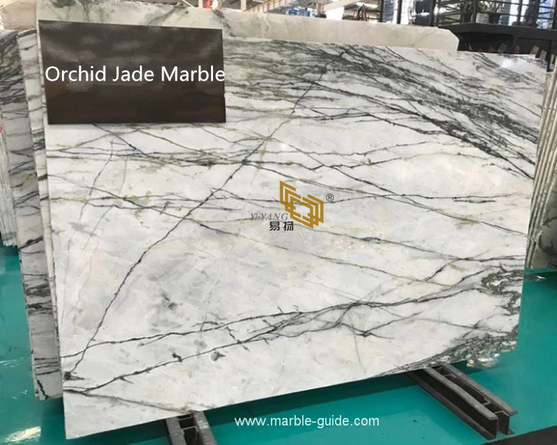 White Marble Orchid Jade Marble Slabs for Flooring/Wall/Tiles Background/Countertop/Table