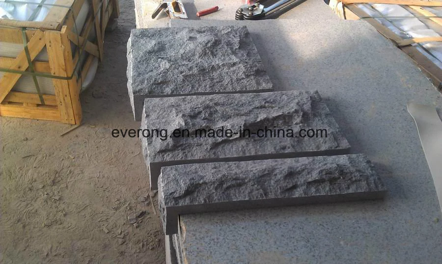 Outdoor Wall Tile Natural Grey Concrete Mushroom Stone Tile for Wall Cladding &Pillar