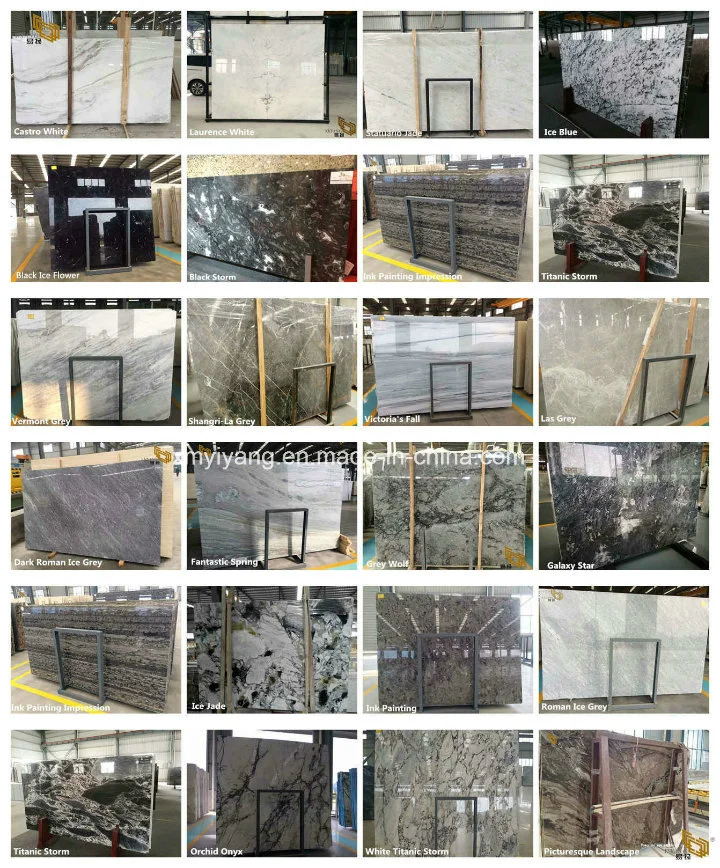 Carrara White Marble Slabs/Tiles/Kitchen/Bathroom for Hotel/Villa/Garden Design Wholesale