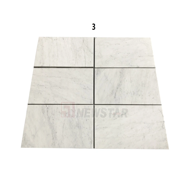 Newstar Natural Stone Carrara White Marble Slab Bathroom Wall Tiles Marble Precut Oriental White Marble Floor Tiles