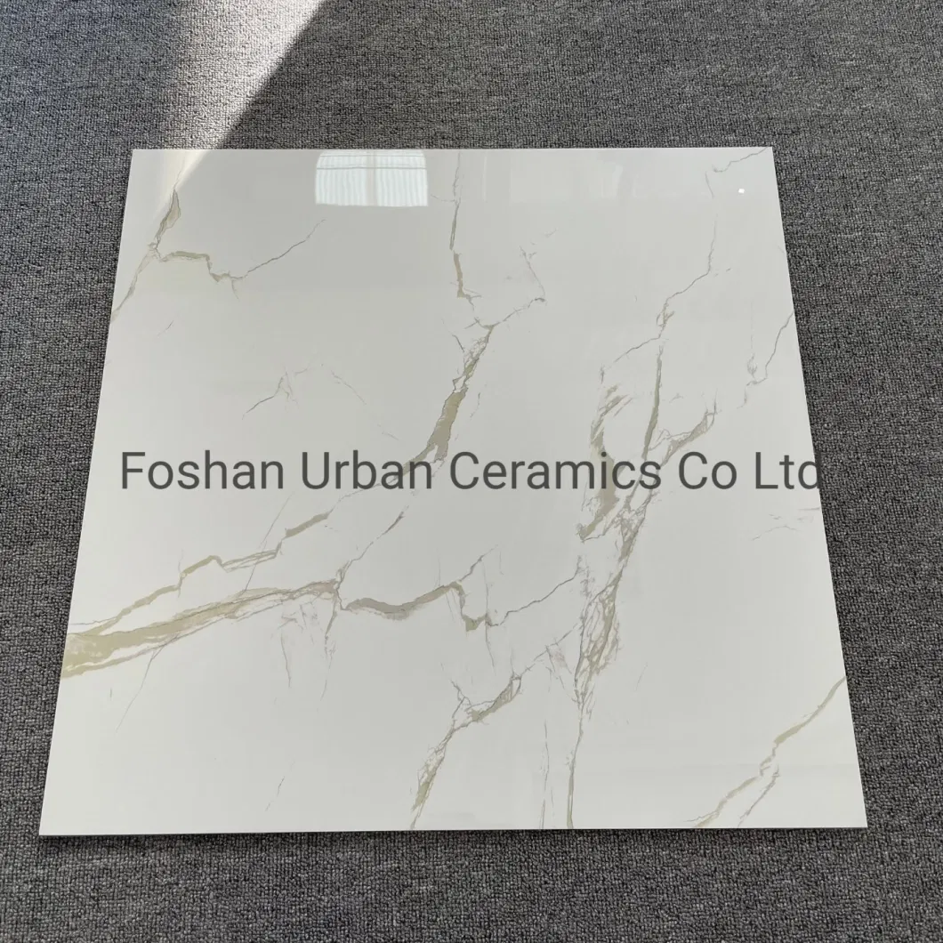 Having Stock Foshan 600X600mm Vitrified Bathroom Glazed Polished Porcelain Full Body Ceramic Marble Floor Wall Tile