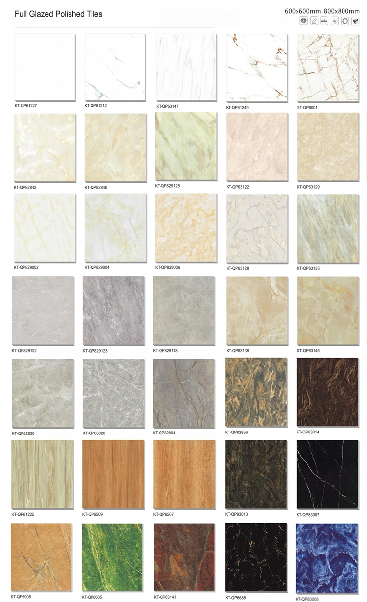 Foshan New Material Multicolor 3D Porcelain Polished Wood Look Modern Floor Tile in Stock