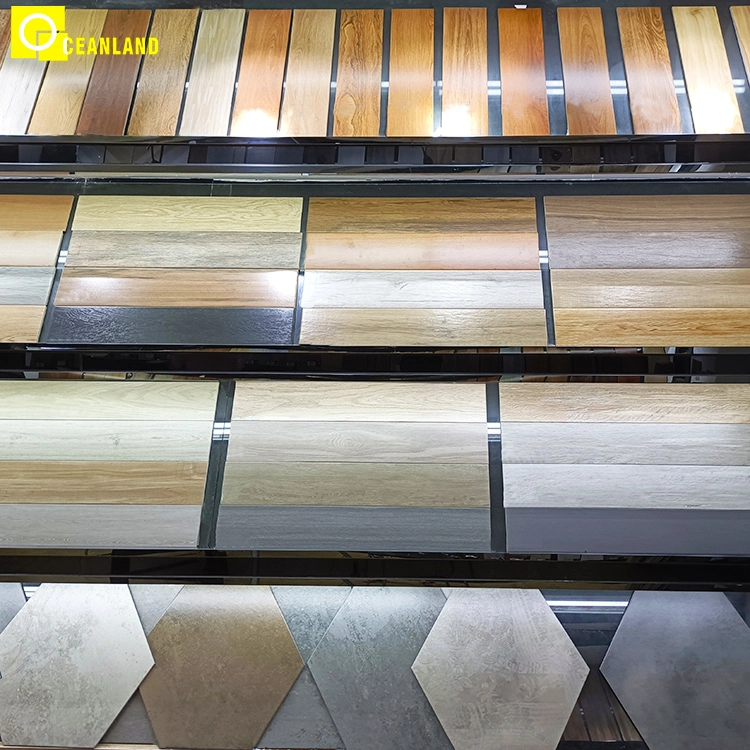 New Wood Design Ceramic Tile for Indoor Outdoor Wall Wood Tile