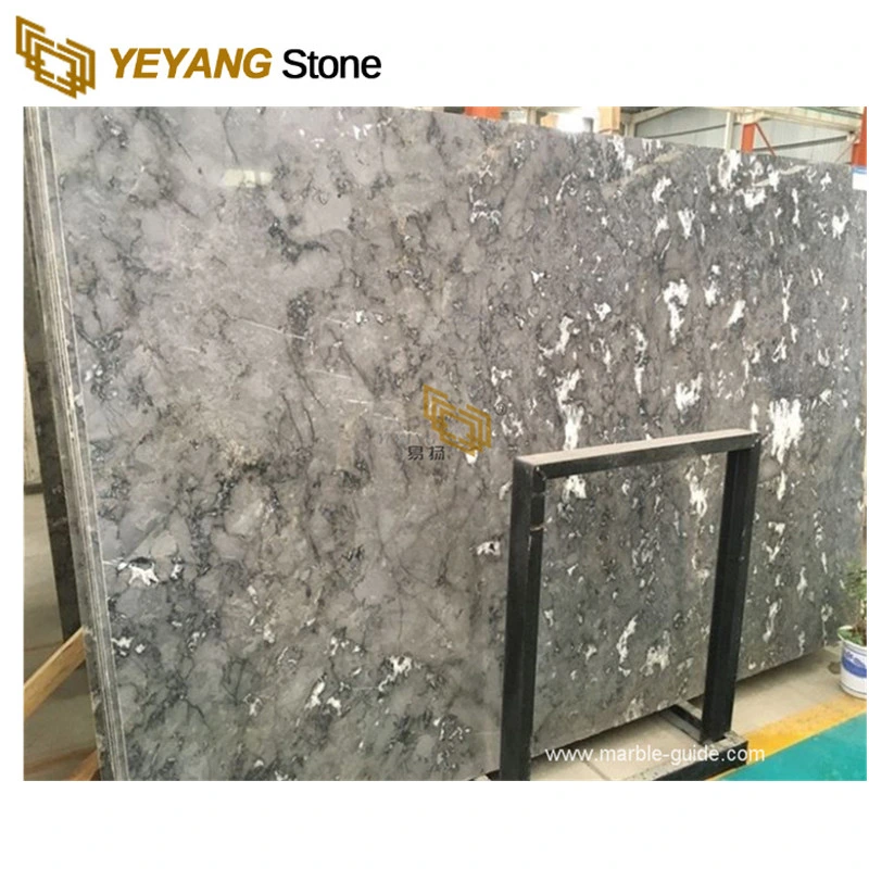 China Grey Marble Stone Slabs for Hotel/Reception/Restaurant Table/Worktop Flooring/Wall Tiles