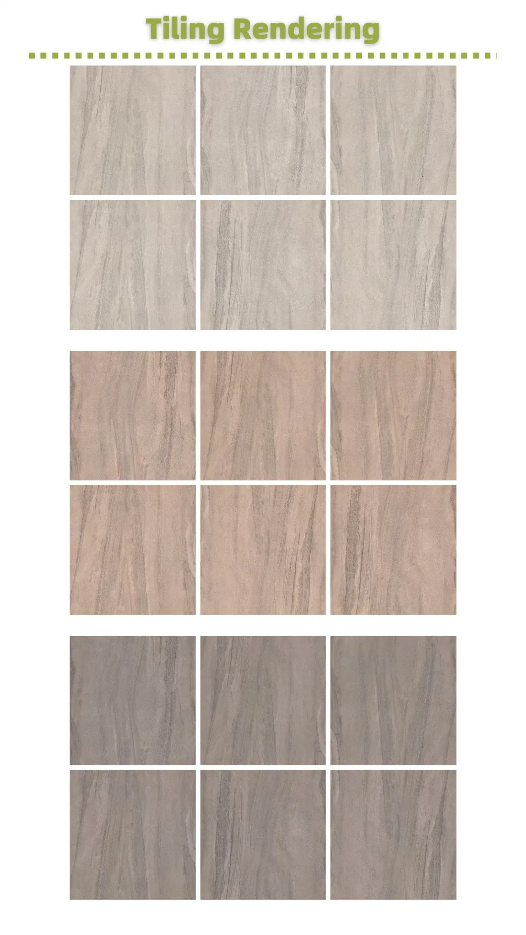 Foshan Rustic Glazed Porcelain Floor Wall Ceramic Tile Decor Kitchen Bathroom Living Room Building Material Modern Home