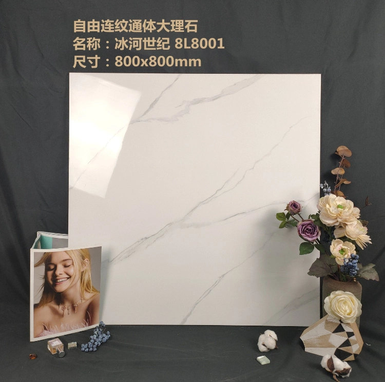 Continuous Design Porcelain Flooring Marble Tiles 800X800 for Floor and Wall Glazed Ceramic Tiles