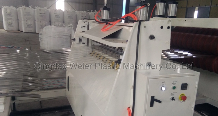 Plastic Pet PC Transparent Corrugated Roof Sheet Extrusion Making Machine