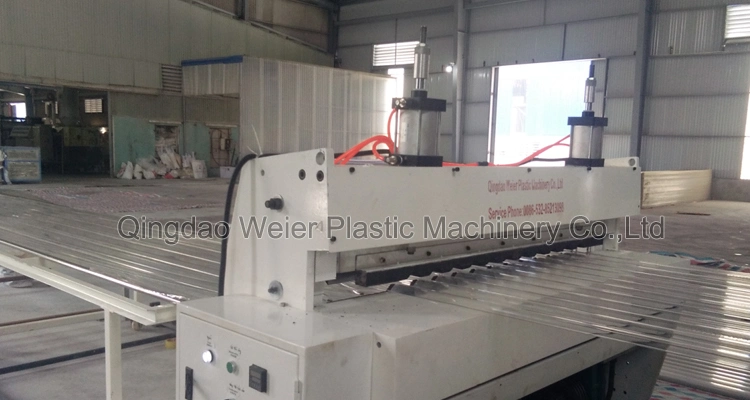 Plastic Pet PC Transparent Corrugated Roof Sheet Extrusion Making Machine