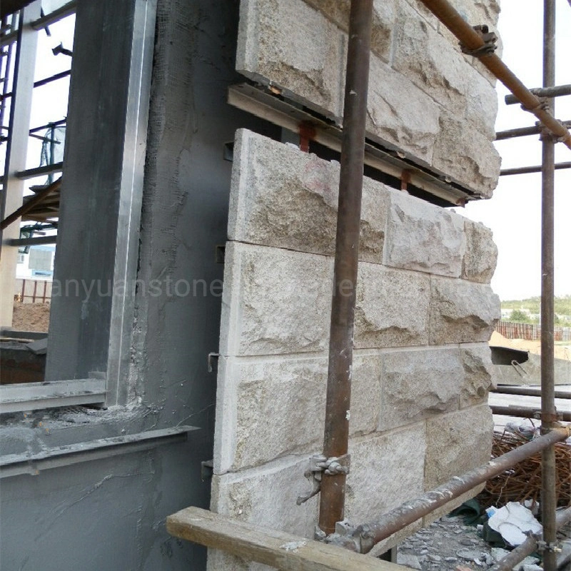 Black Slate Mushroom Tiles Stone Wall Facade for Wall Panel Cladding and Wall Corner