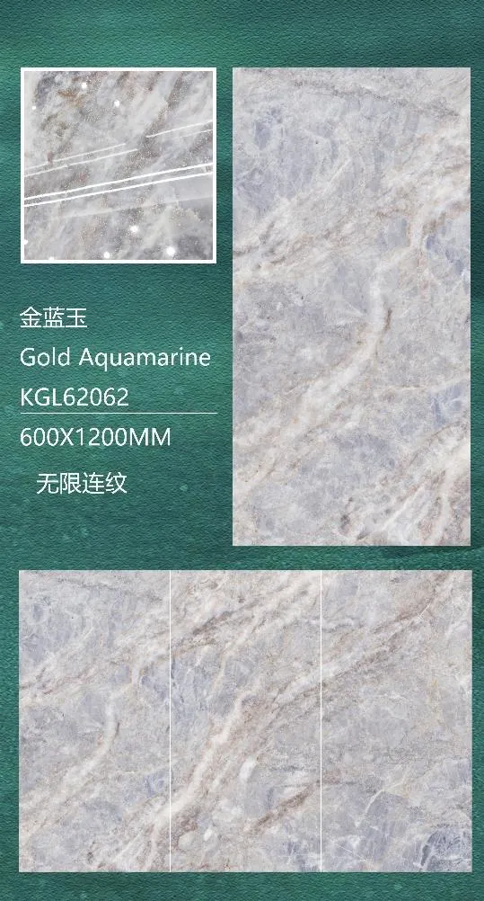 Foshan Modern 600 X 1200 mm Home Decoration Vitrified K Line Silver Golden Polished Ceramic Glazed Porcelain Floor Wall Tiles