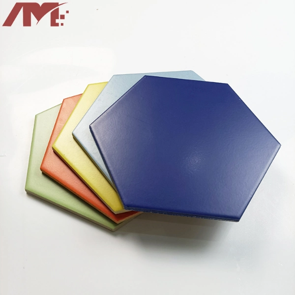 Factory Bathroom Kitchen Art Tile Hexagon Porcelain