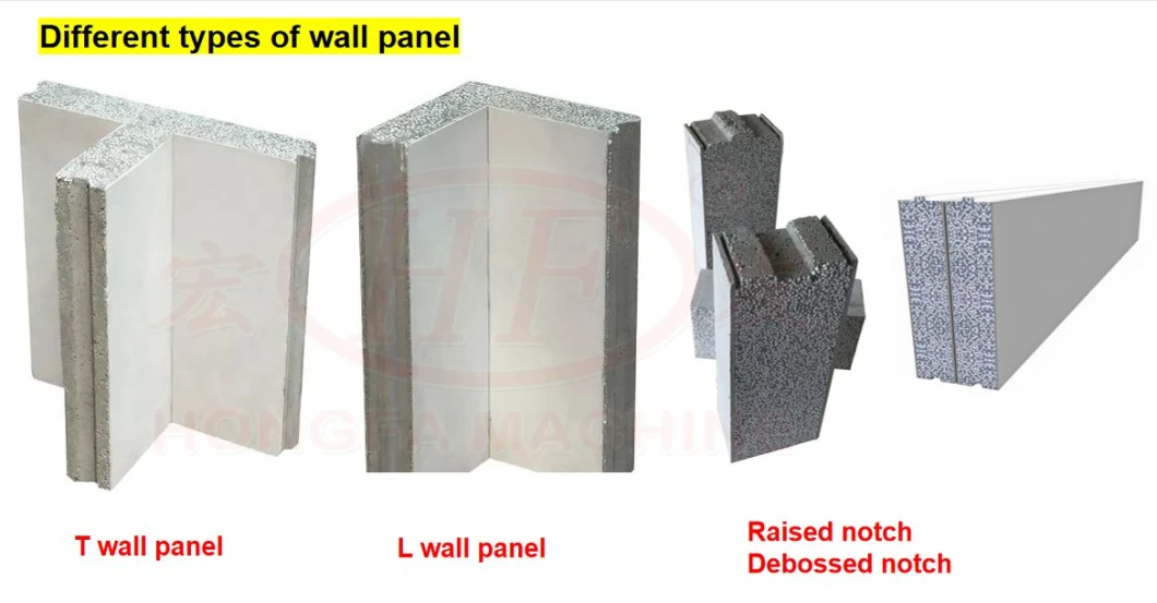 Precast Concrete Wall Panel Machine T Beam Wall Panel Machine Lightweight Cement EPS Wall Panel Machine