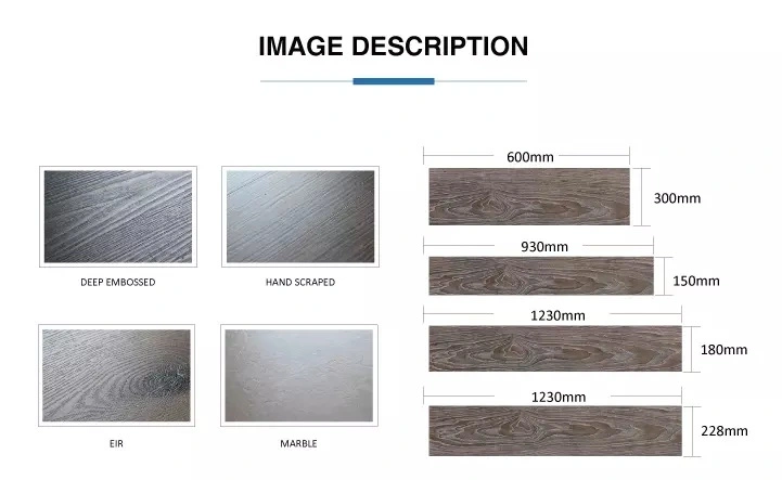 2019 New Style Low Cost Parquet Laminate Wood Flooring Tiles Shandong China